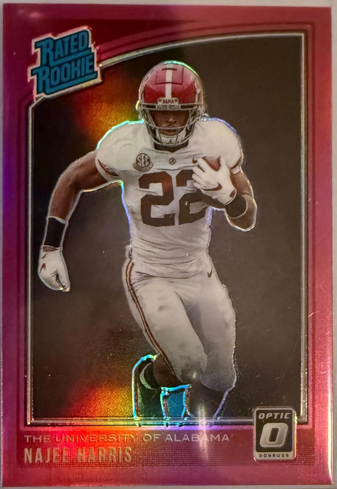 Najee Harris #210 Football Cards 2021 Panini Chronicles Draft Picks Donruss Optic Rated Rookie