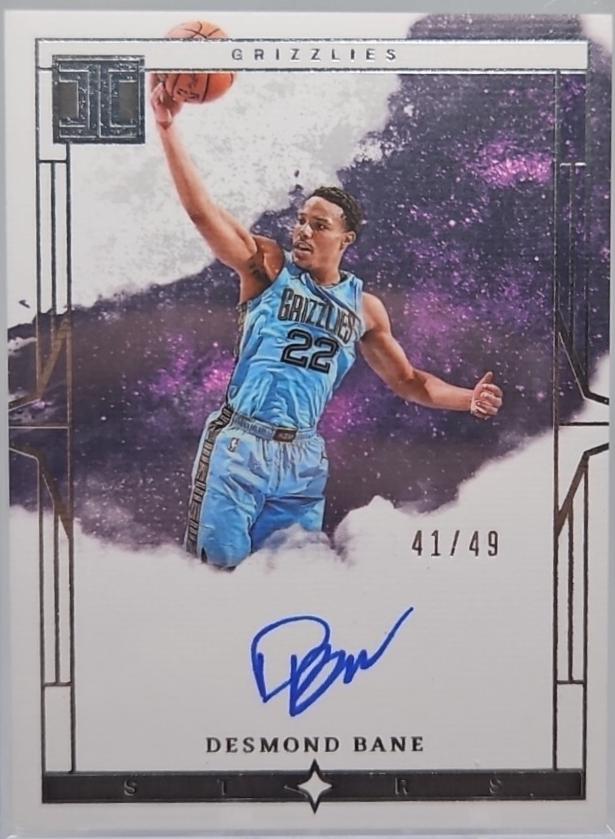 Desmond Bane #ISS-DES 2023 Panini Impeccable Stars Signature Basketball
