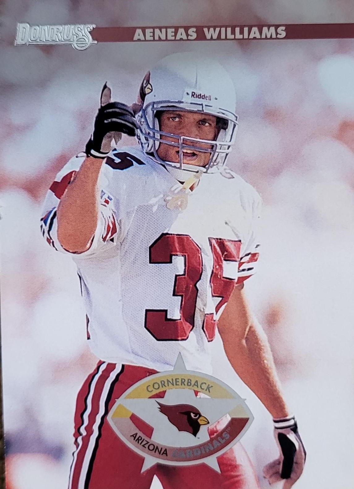 Aeneas Williams #12 Football Cards 1996 Panini Donruss