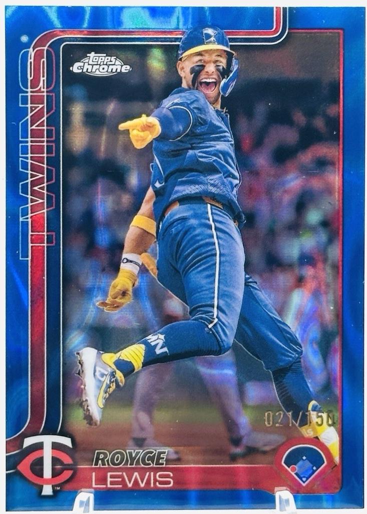 Royce Lewis [Blue] #254 Prices | 2025 Topps Chrome | Baseball Cards