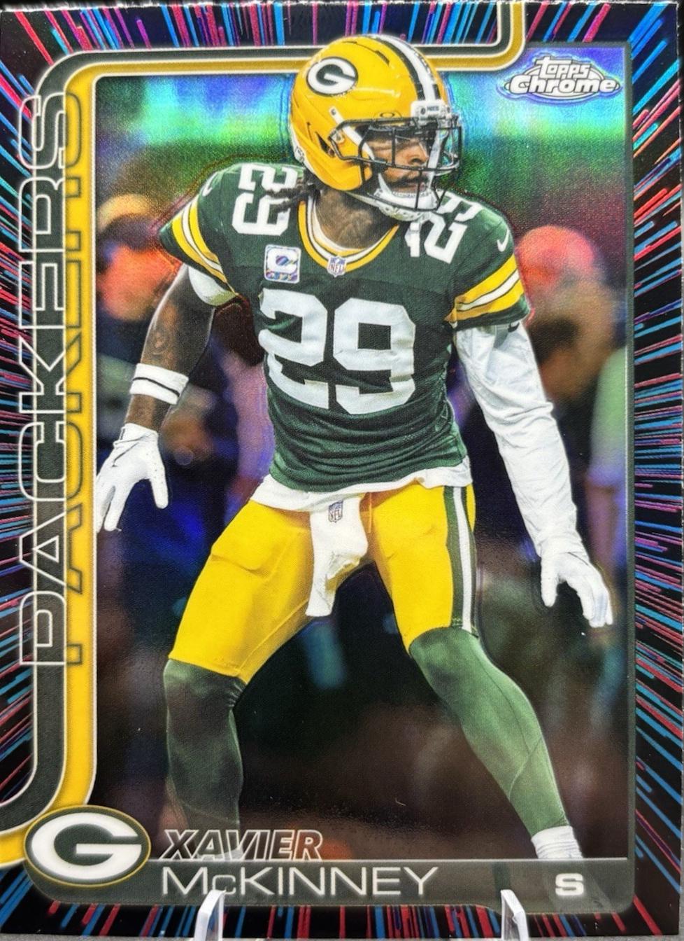 2025 Xavier McKinney [Neon Pulse Refractor] #113