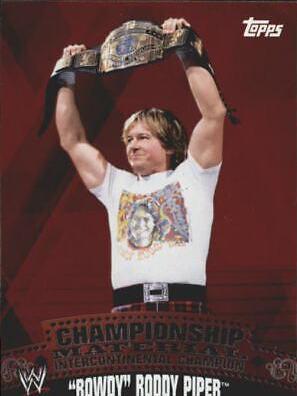 Roddy Piper #C49 Wrestling Cards 2010 Topps WWE Championship Material