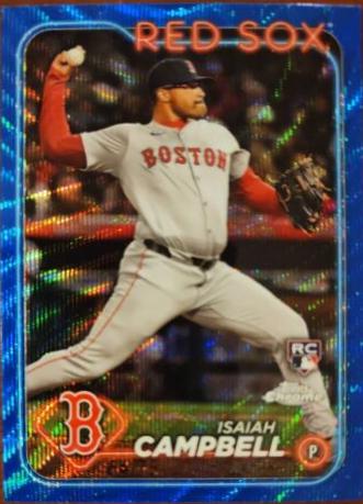 Isaiah Campbell [Blue Wave Refractor] #76