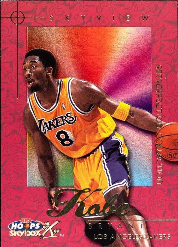 Kobe Bryant #2RC Basketball Cards 1999 Hoops Decade X Retrospection Collection