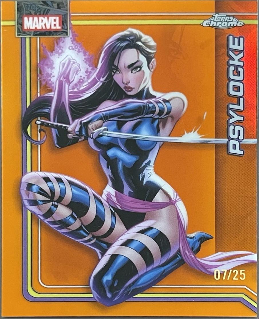 Psylocke Orange Refractor