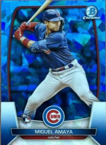 Miguel Amaya #56 Baseball Cards 2023 Bowman Chrome Sapphire