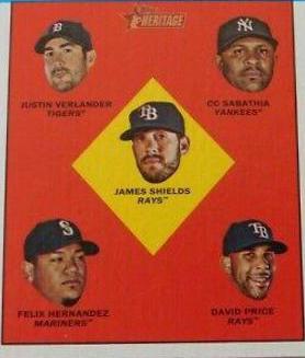 AL Strikeout Leaders #10 Baseball Cards 2012 Topps Heritage