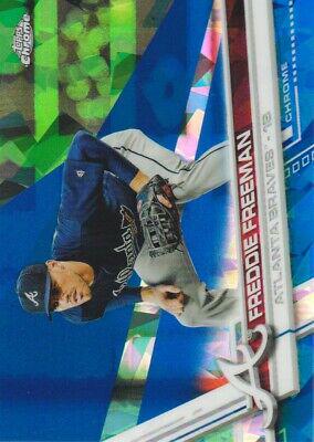 Freddie Freeman #244 2017 Topps Chrome Sapphire Baseball