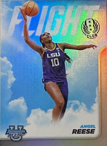 Angel Reese #FC-19 Basketball Cards 2023 Bowman Best University Flight Club