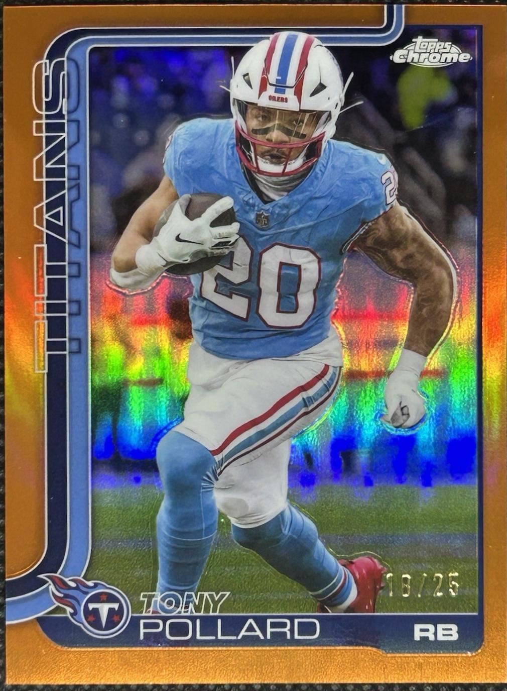 Tony Pollard [Orange Refractor] #290