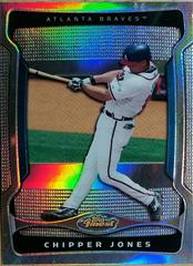 Chipper Jones [Refractor] #10 Baseball Cards 2009 Finest Prices