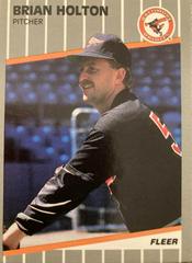 Brian Holton #U-5 Baseball Cards 1989 Fleer Update Prices