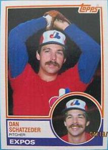 Dan Schatzeder #189 Baseball Cards 1983 Topps