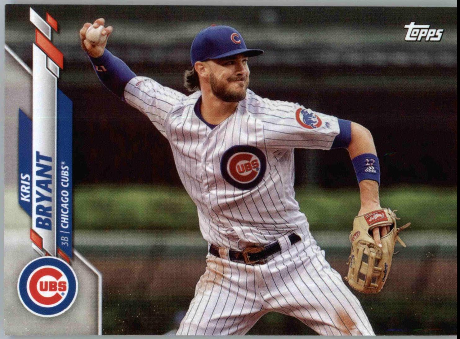 Kris Bryant #CHC-2 Baseball Cards 2020 Topps Team Set Chicago Cubs