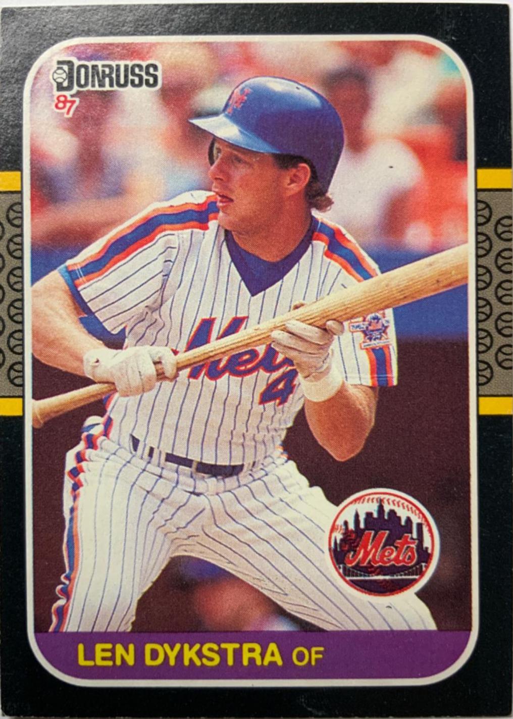 Leonard Dykstra ##611 Baseball Cards 1986 Donruss