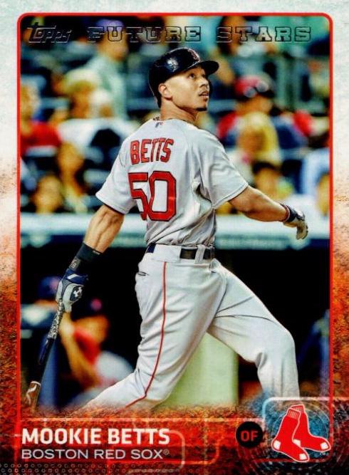 Mookie Betts #389 Baseball Cards 2015 Topps