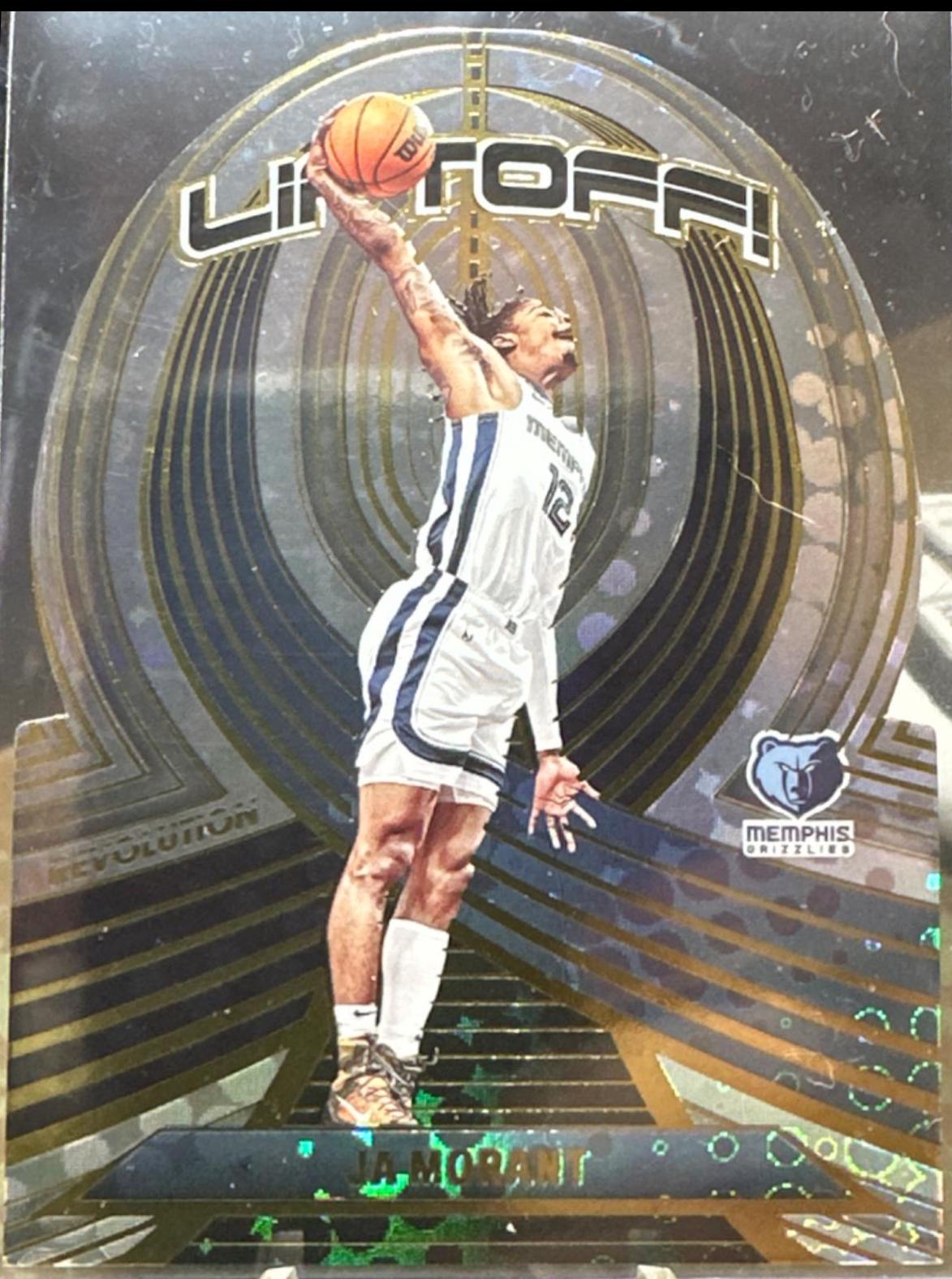 Ja Morant #6 Basketball Cards 2022 Panini Revolution Liftoff