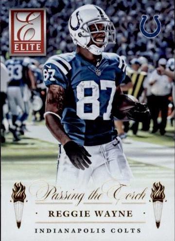 Reggie Wayne / Phillip Dorsett #6 Football Cards 2015 Panini Donruss Passing the Torch