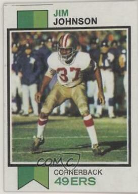 Jim Johnson #20 Football Cards 1973 Topps