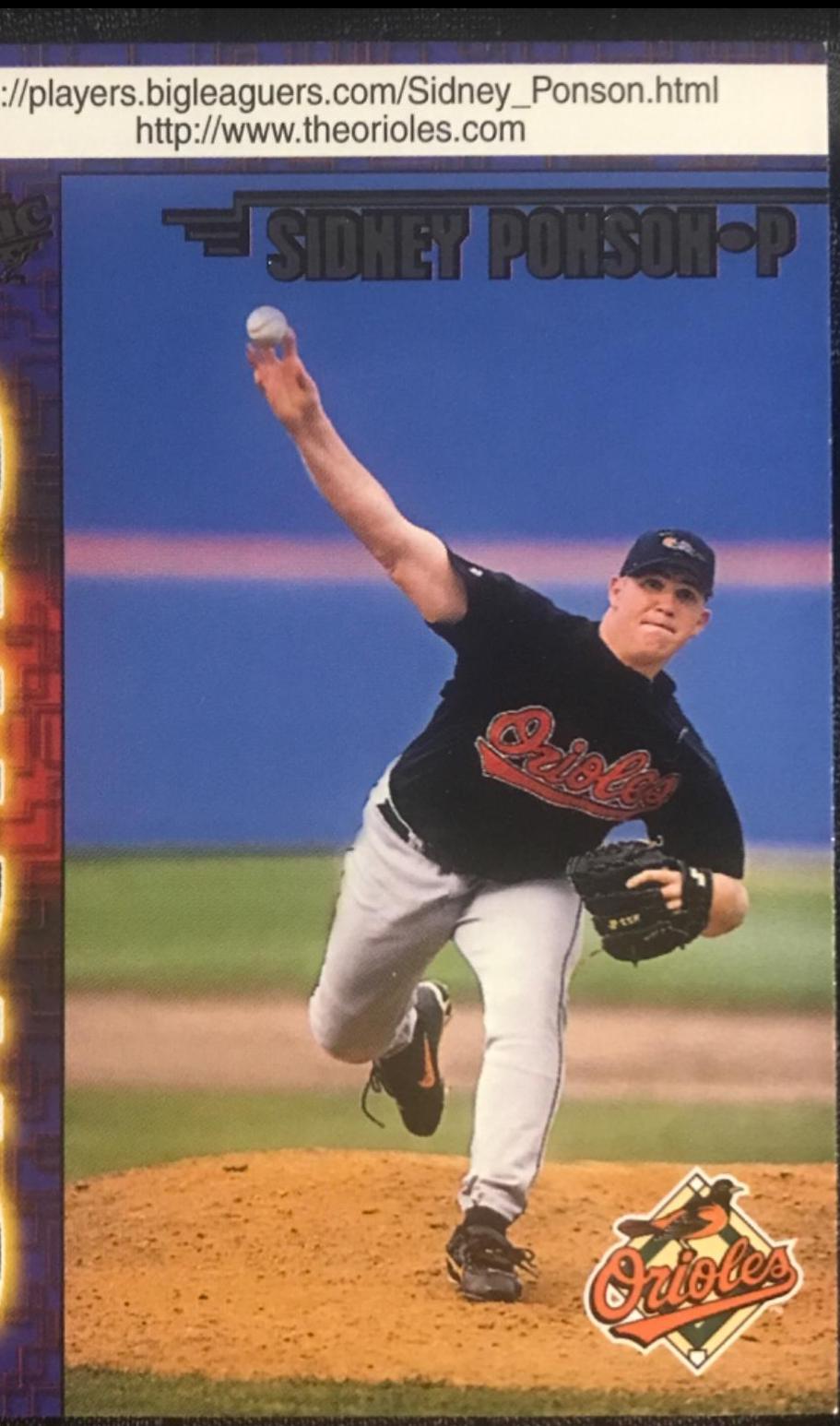 Sidney Ponson #98 Baseball Cards 1998 Pacific Online