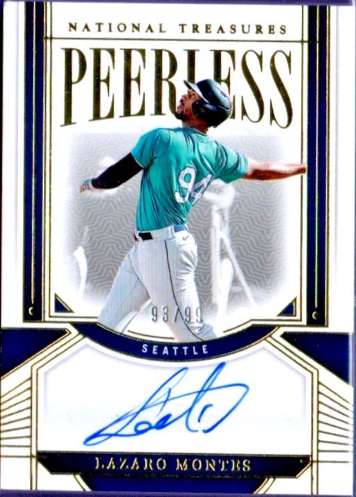Lazaro Montes #8 Baseball Cards 2024 Panini National Treasures Peerless Signature