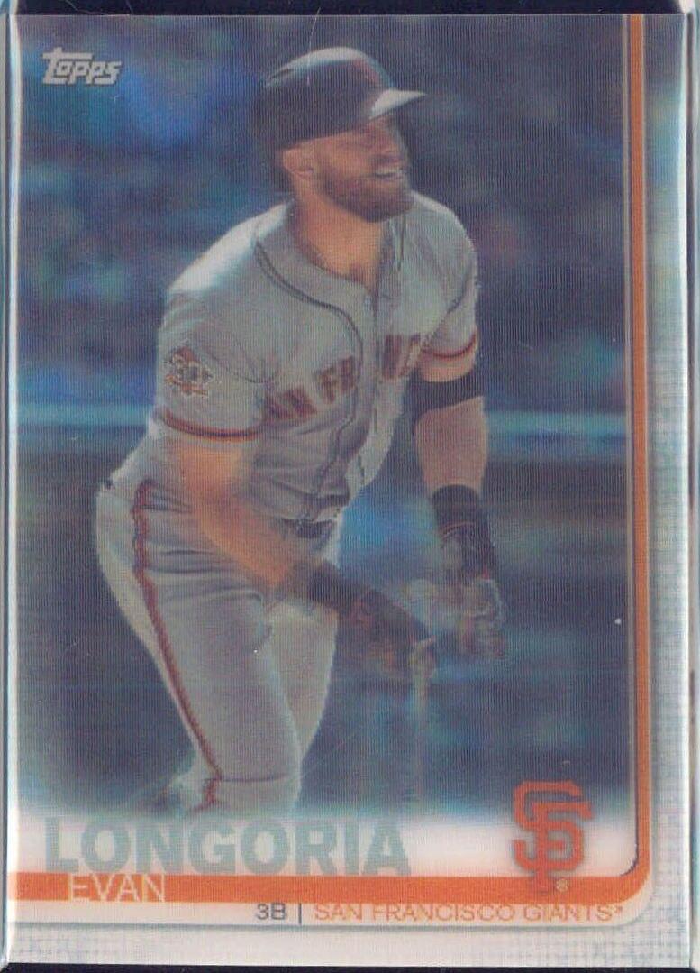 Evan Longoria #390 Baseball Cards 2019 Topps on Demand 3D