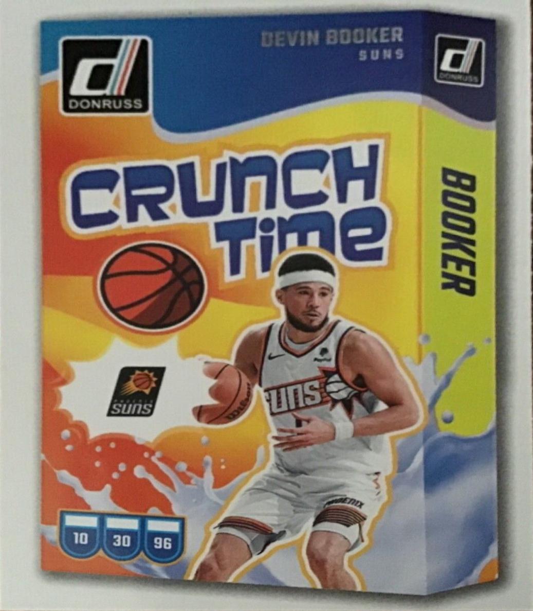 Devin Booker #6 Basketball Cards 2024 Panini Donruss Crunch Time