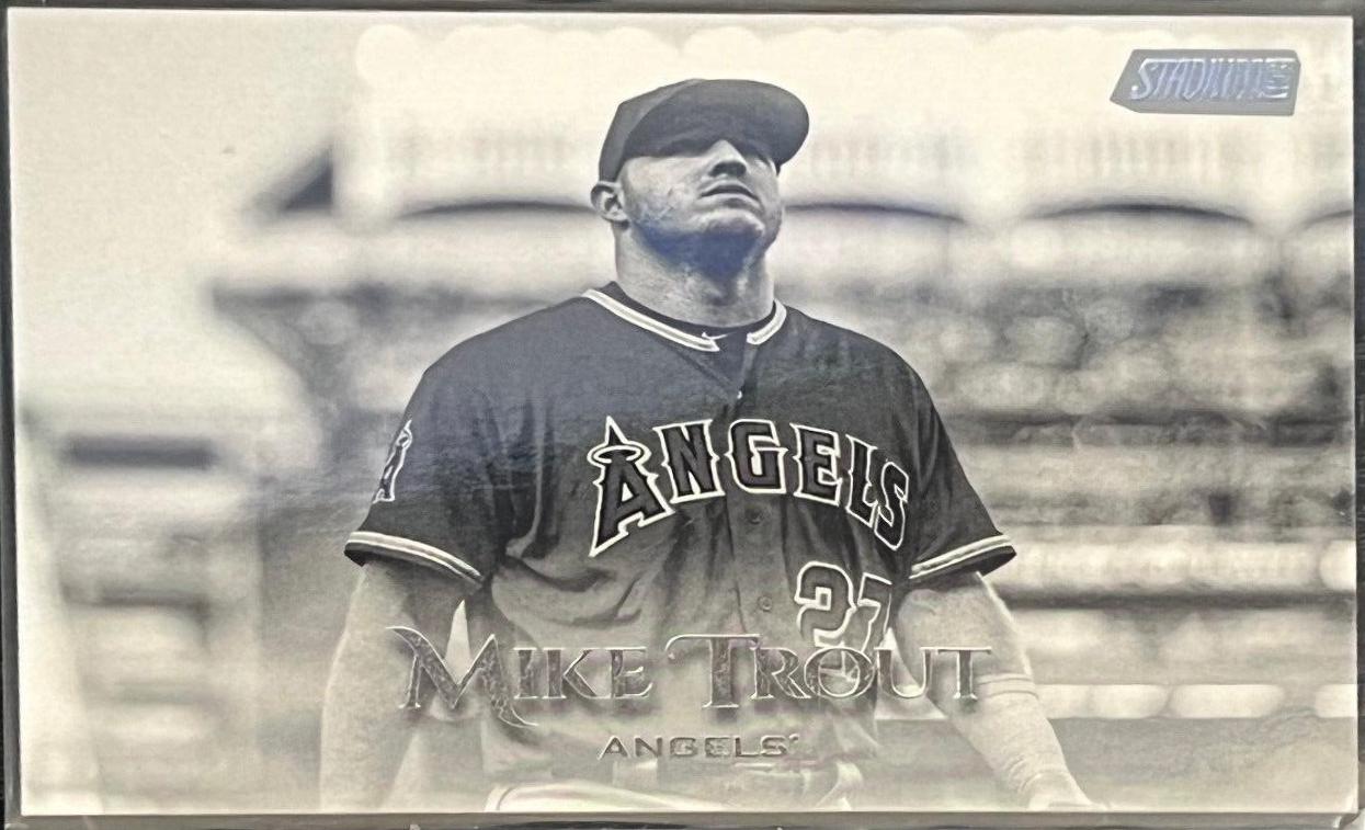 Mike Trout #60 2019 Stadium Club Baseball