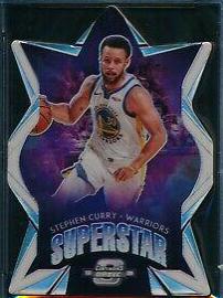 Stephen Curry #9 Basketball Cards 2019 Panini Contenders Optic Superstar Die Cuts