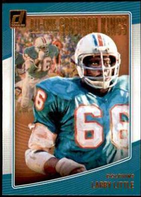 Larry Little Football Cards 2018 Donruss All-Time Gridiron Kings