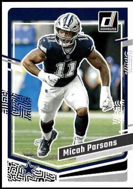 Micah Parsons #78 Football Cards 2023 Panini Donruss