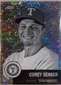 Corey Seager [Black & White Mini-Diamond Refractor] #310