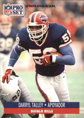 Darryl Talley #17 Football Cards 1991 Pro Set Spanish