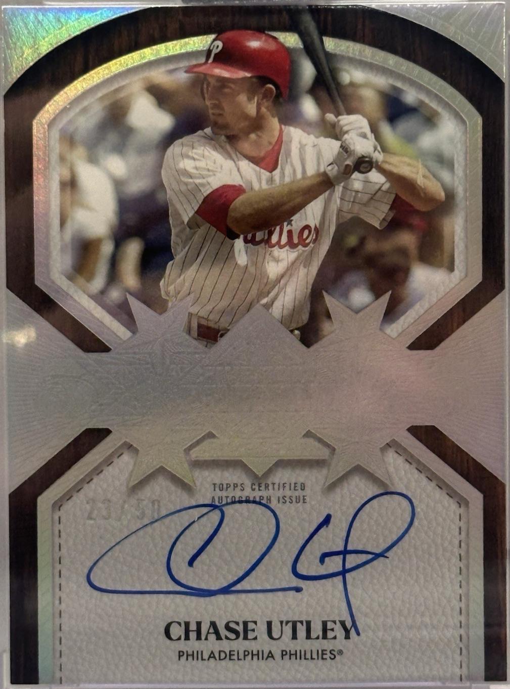 Chase Utley #FTPA-CU 2025 Topps Five Star Five Tool Phenom Autograph Baseball