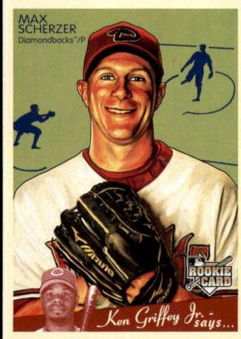 Max Scherzer #6 Baseball Cards 2008 Upper Deck Goudey