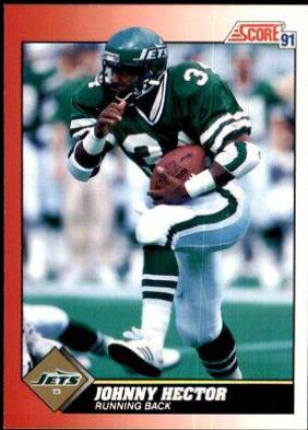 Johnny Hector #214 Football Cards 1991 Score