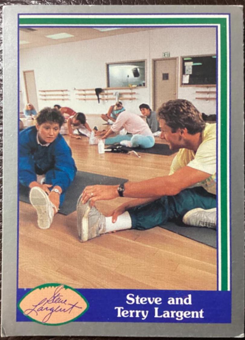 Steve & Terry Largent #62 Football Cards 1989 Pacific Steve Largent