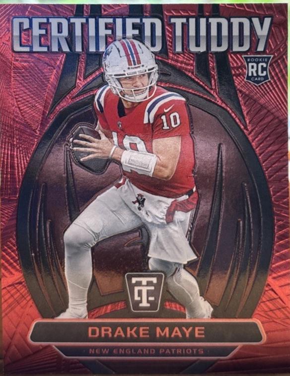 Drake Maye #3 Football Cards 2024 Panini Totally Certified Tuddy