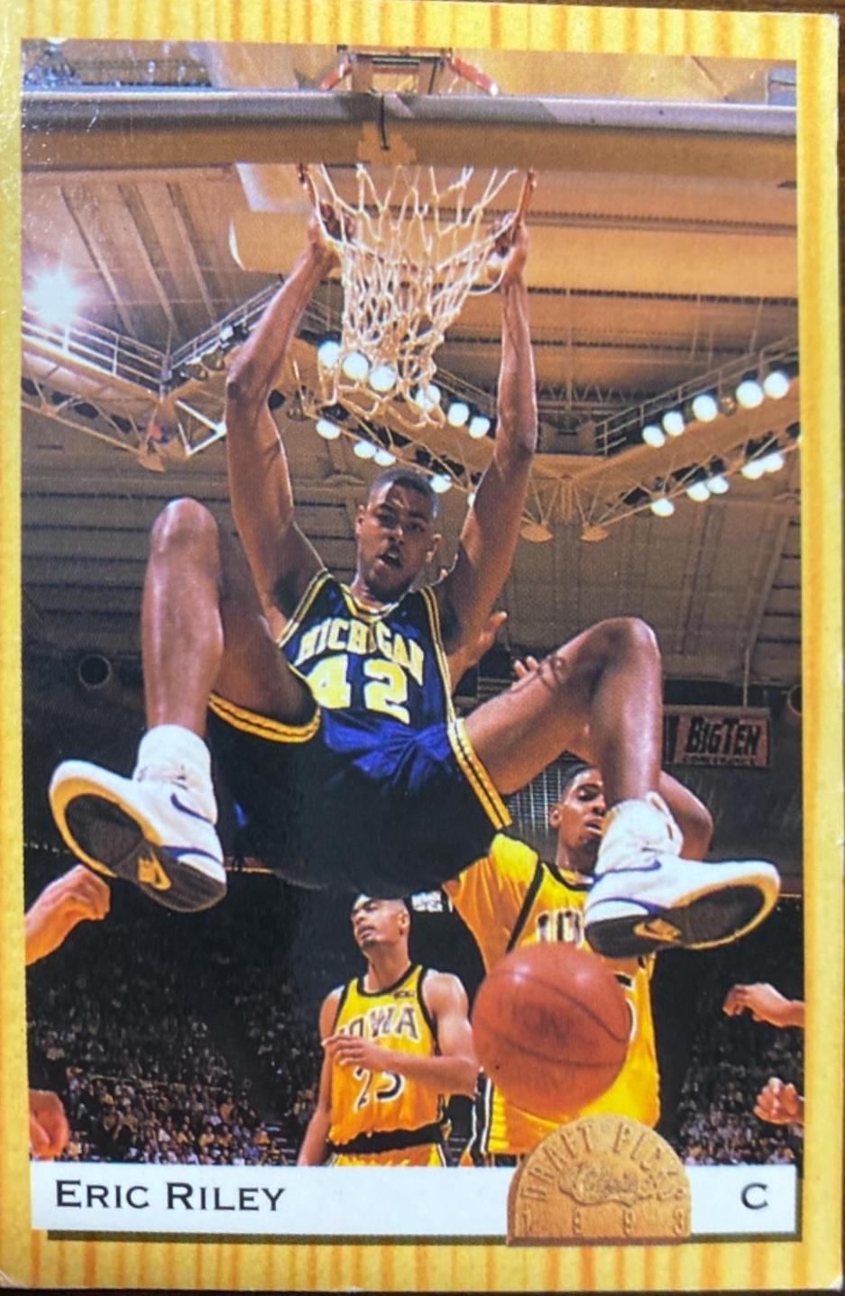 Eric Riley #61 Basketball Cards 1993 Classic Draft Picks