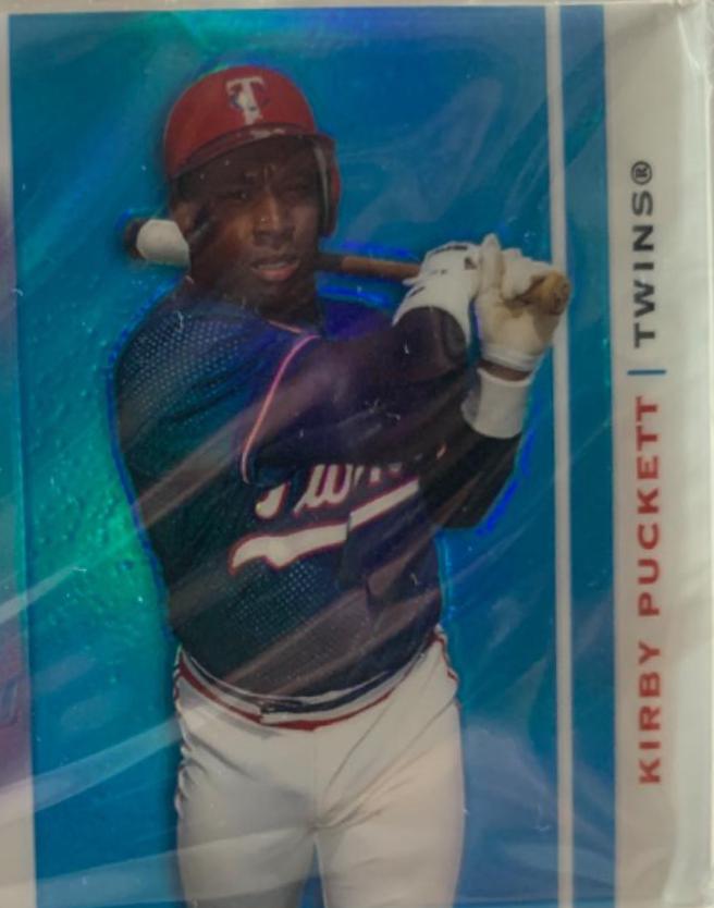 Kirby Puckett #FRB-KP Baseball Cards 2003 Finest Relics