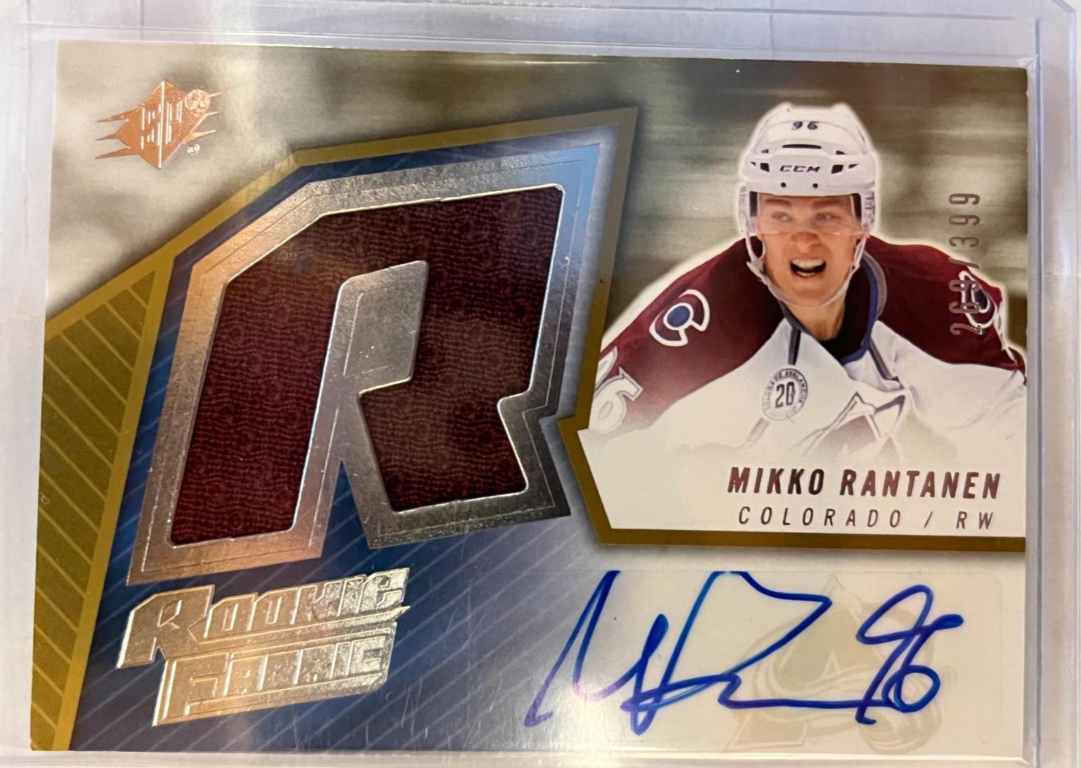 Mikko Rantanen #SPXR-MR Hockey Cards 2015 SPx