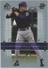 Tim Olson #155 Baseball Cards 2003 SP Authentic Prices