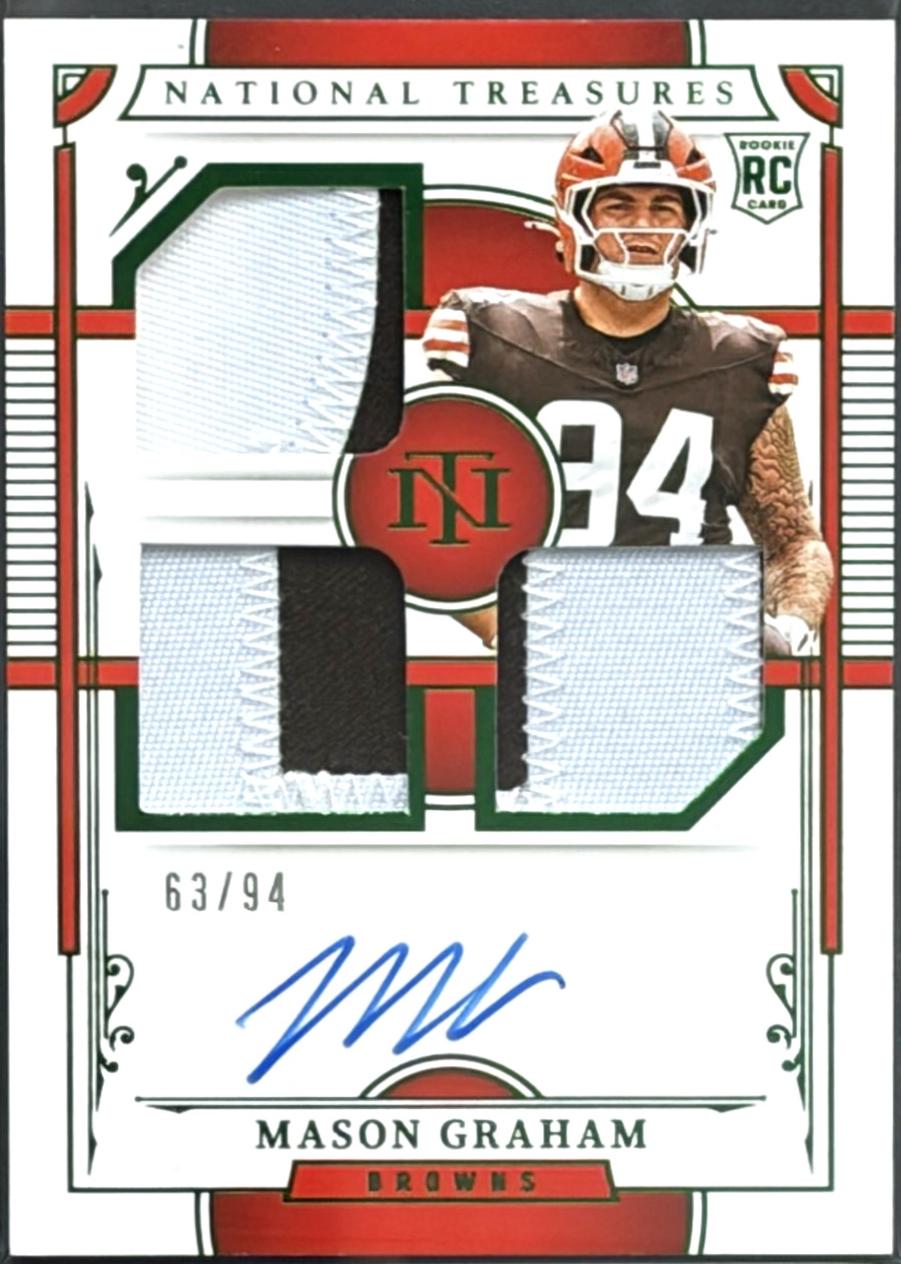 Mason Graham #27 Prices | 2025 Panini National Treasures Rookie ...