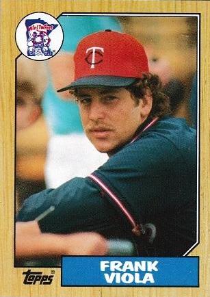 Frank Viola #310 Baseball Cards 1987 Topps