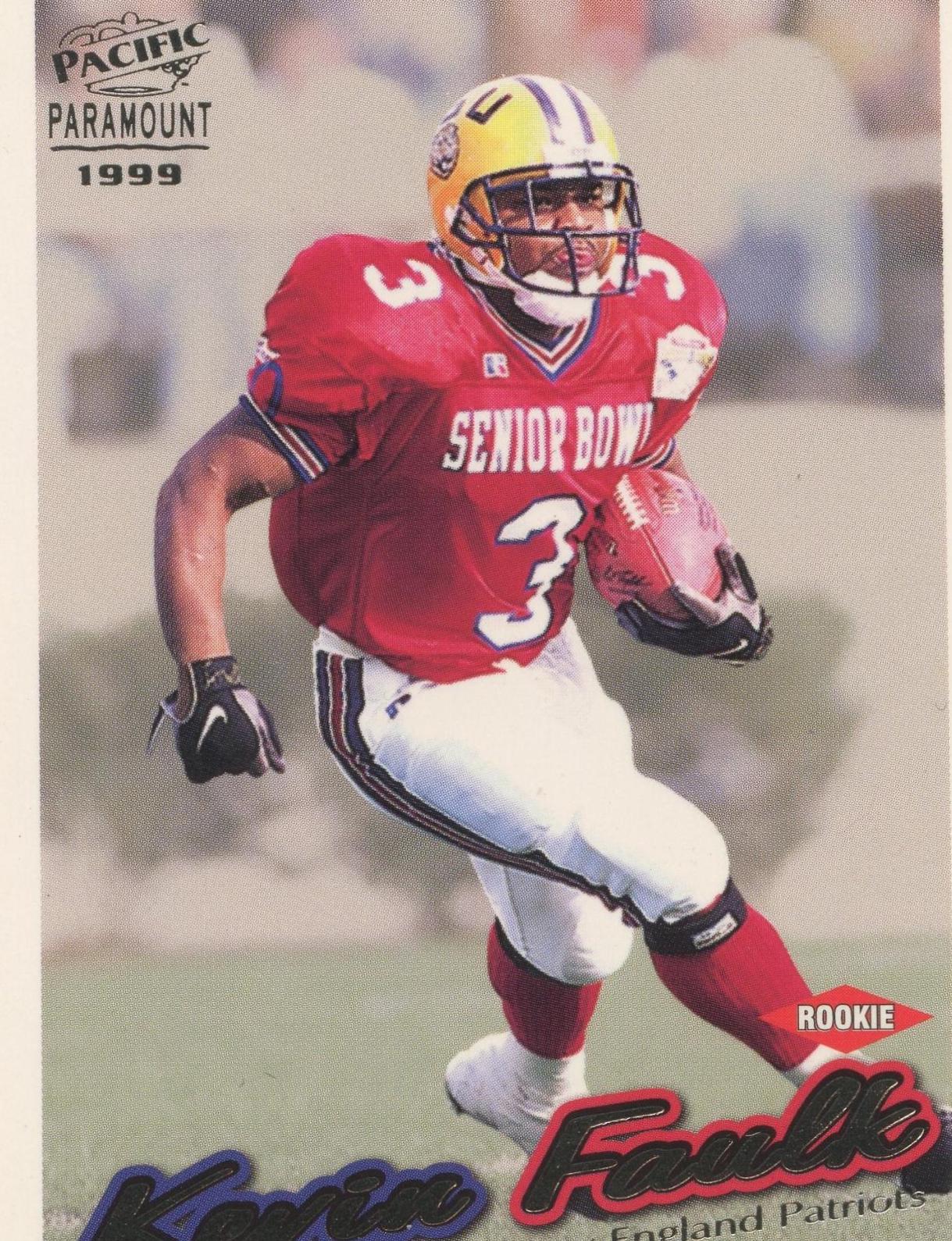 Kevin Faulk #141 Football Cards 1999 Pacific Paramount