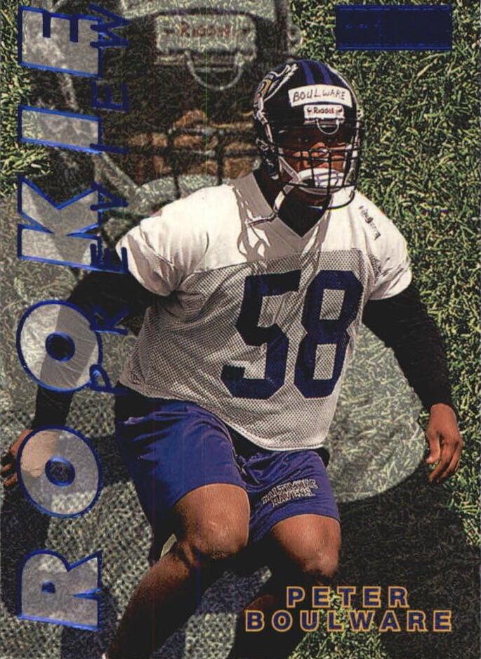 Peter Boulware #3RP Football Cards 1997 Skybox Premium Rookie Preview