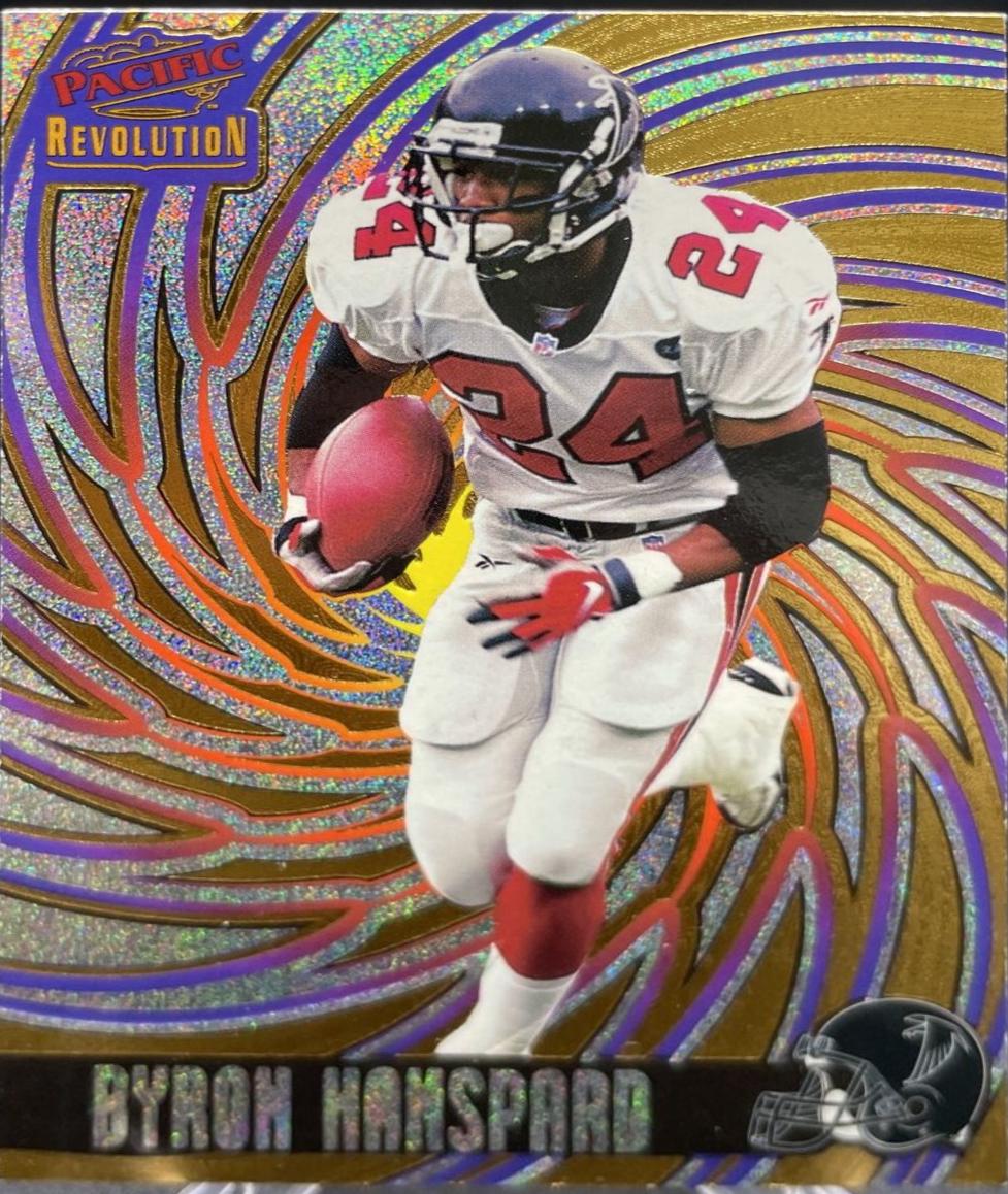 Byron Hanspard #8 Football Cards 1998 Pacific Revolution
