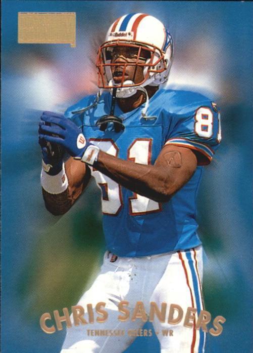 Chris Sanders #8 Football Cards 1997 Skybox Premium
