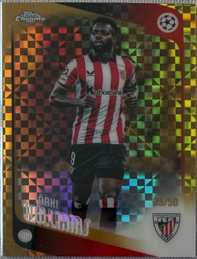 Inaki Williams [Gold X-Fractor] #20