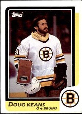 Doug Keans #22 Hockey Cards 1986 Topps